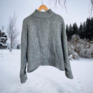 Arizona Jean Co‎ Sweater Pullover Top Long Sleeves Mock Neck NWT